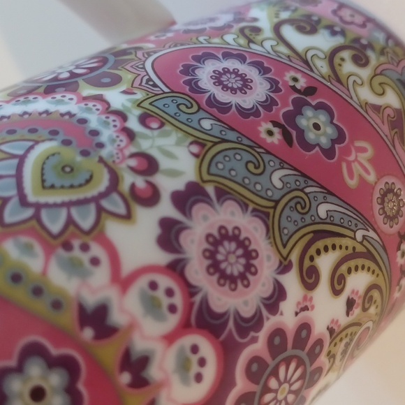 2 FOR $20 Vera Bradley Barnes & Noble VERY BERRY PAISLEY Ceramic Mug - Picture 9 of 9